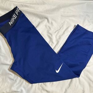 Nike Pro | Dri-Fit | Nike Blue Leggings Size Small